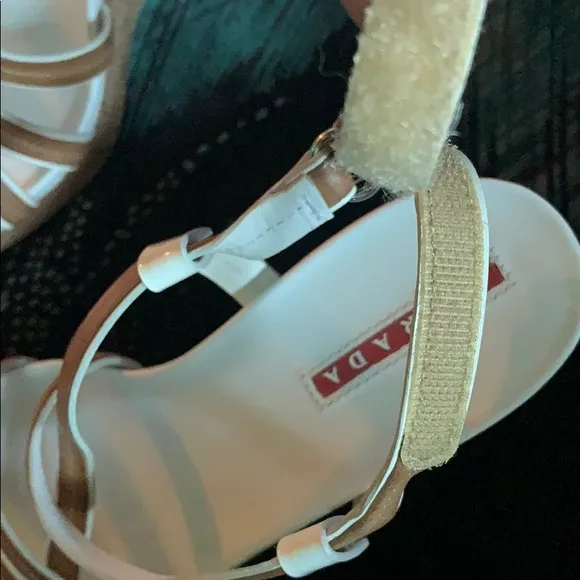 Authentic Prada Wedge Shoes