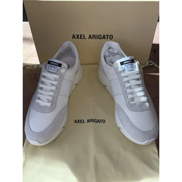 Axel Arigato Genesis Vintage Runner Shoes in White 43 New with Box Mens Sneakers