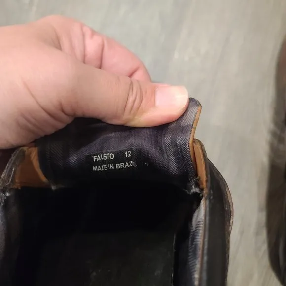 BACCO BUCCI Men's Leather shoes Size 12