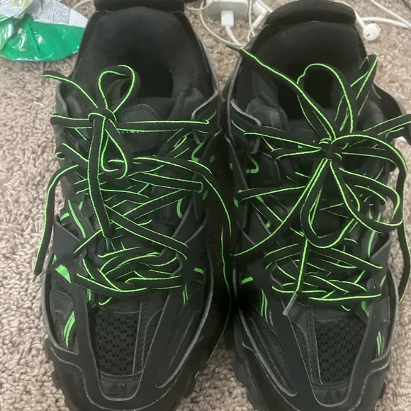 Balenciaga Kids Shoes - Black and Green
