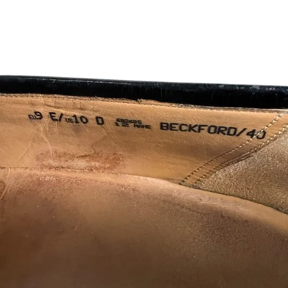 Bally Black Penny Loafers Leathers Shoes Classic Designer Luxury Beckford Sz 10