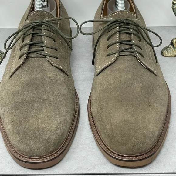 Banana Republic Brown Suede Leather Lace Up Oxford Shoes Men's Size 7M