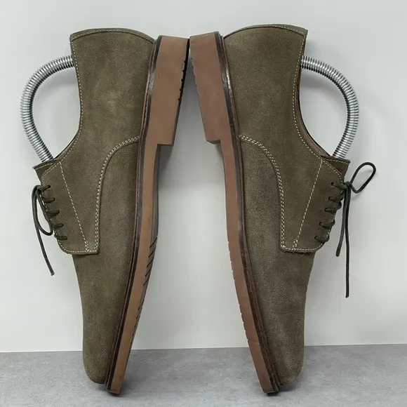 Banana Republic Brown Suede Leather Lace Up Oxford Shoes Men's Size 7M