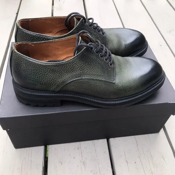 Barneys New York Leather Oxford Shoes 9M