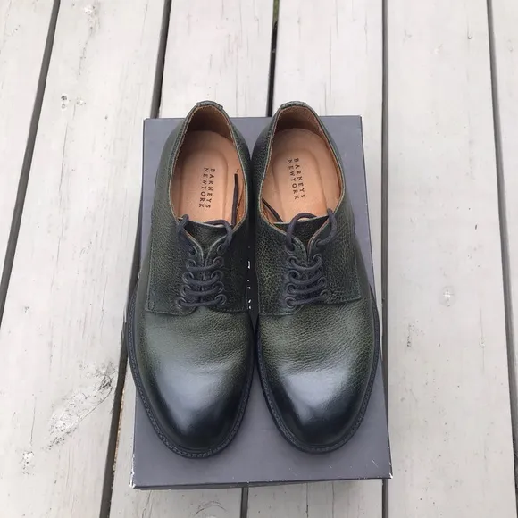 Barneys New York Leather Oxford Shoes 9M