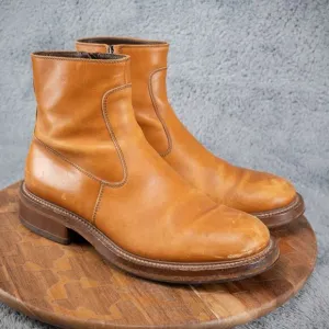 Bastianelli Barneys New York 016 Sz 8.5 Camel Tan Made In Italy Luxury Boots