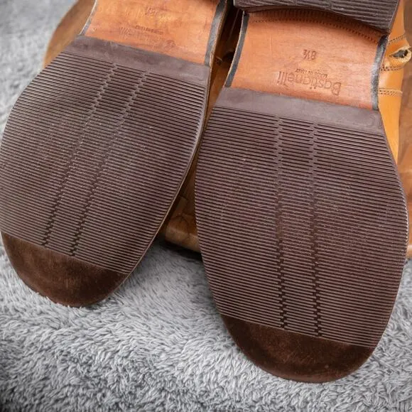 Bastianelli Barneys New York 016 Sz 8.5 Camel Tan Made In Italy Luxury Boots