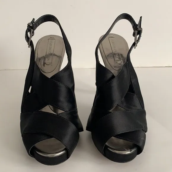 BCBG MaxAzria Peep Toe Platform Slingback Sandals