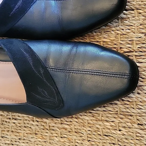 BEAUTIFEEL black leather kitten heels. Comfortable shoes!  Size 39 or 8.5.