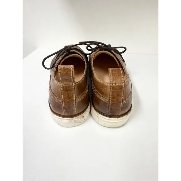 Bed Stu Bedstu Workshop Distressed Leather Men's Oxford Sneaker 9.5