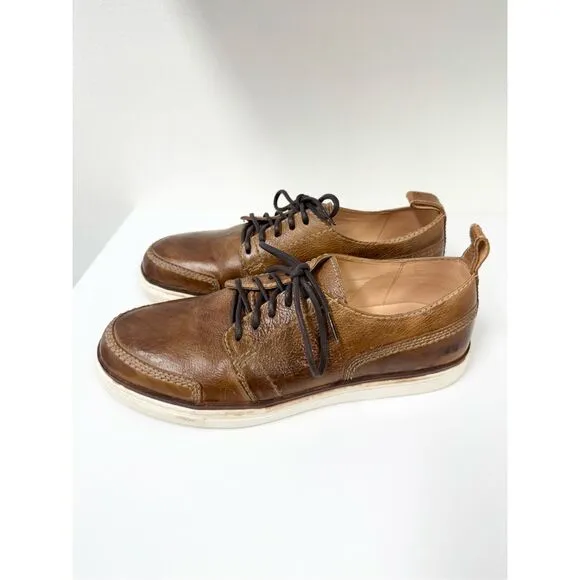 Bed Stu Bedstu Workshop Distressed Leather Men's Oxford Sneaker 9.5
