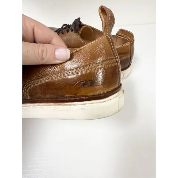 Bed Stu Bedstu Workshop Distressed Leather Men's Oxford Sneaker 9.5