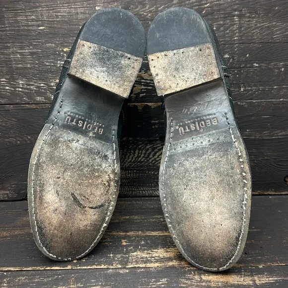 Bed Stu Leather Wingtip Oxford Shoes Size 10