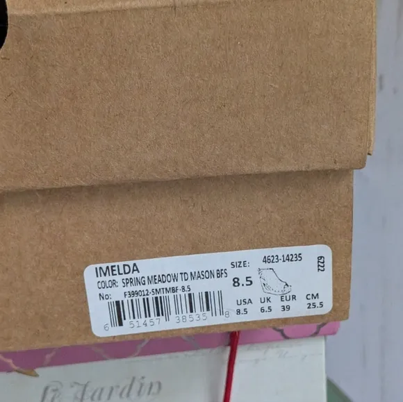 Bed Stu NWT Imelda Spring Meadow Sandals