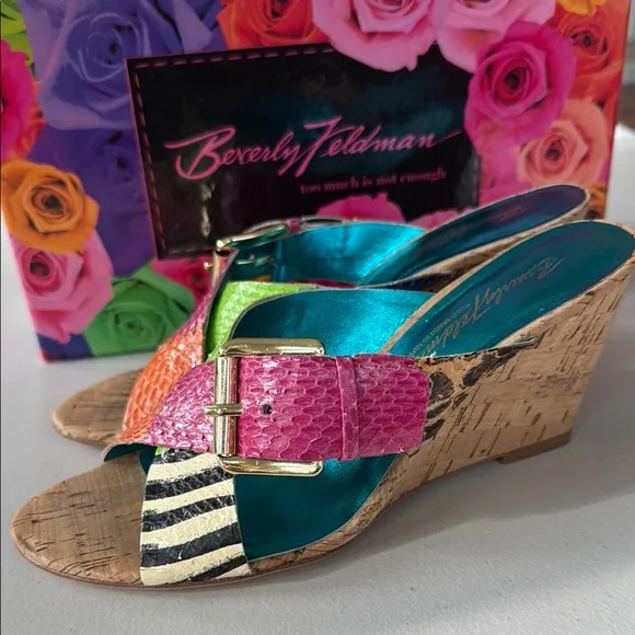 Beverly Feldman Multicolor Sandals