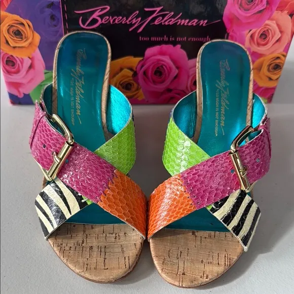 Beverly Feldman Multicolor Sandals