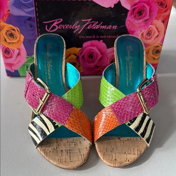 Beverly Feldman Multicolor Sandals