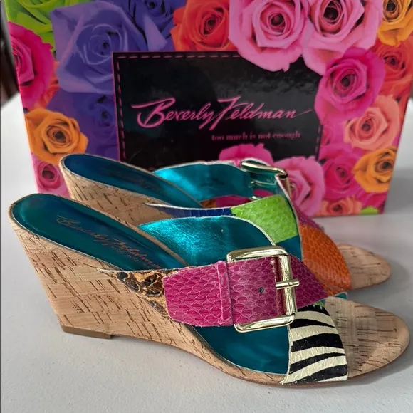 Beverly Feldman Multicolor Sandals