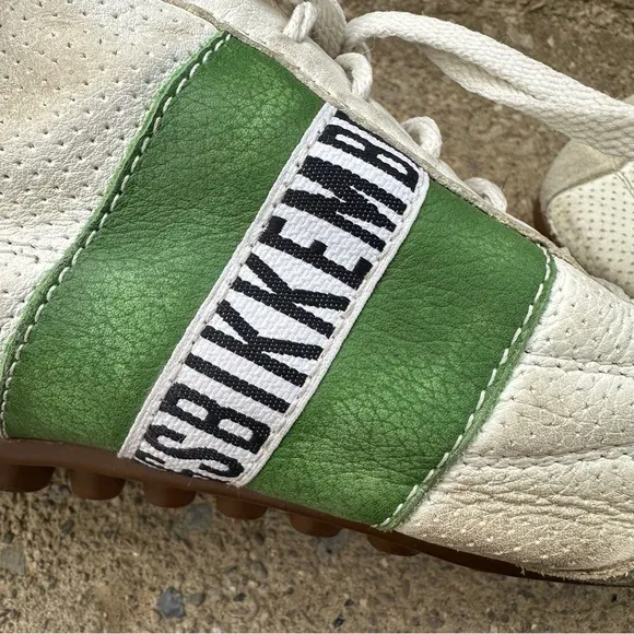 Bikkembergs Low Trainers Football Boots Soccer Sneakers Green White