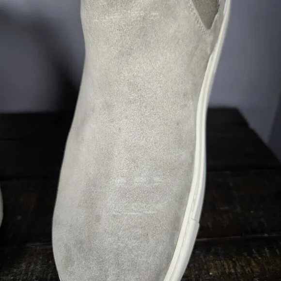 Birkenstock Bend Chelsea Womens Size 10 Narrow Suede Boots Taupe Gray White