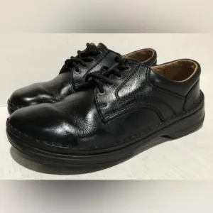 Birkenstock Black Leather Shoes