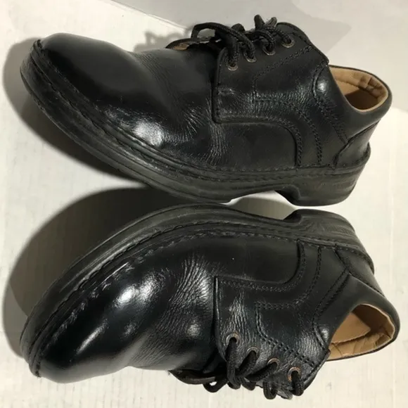 Birkenstock Black Leather Shoes