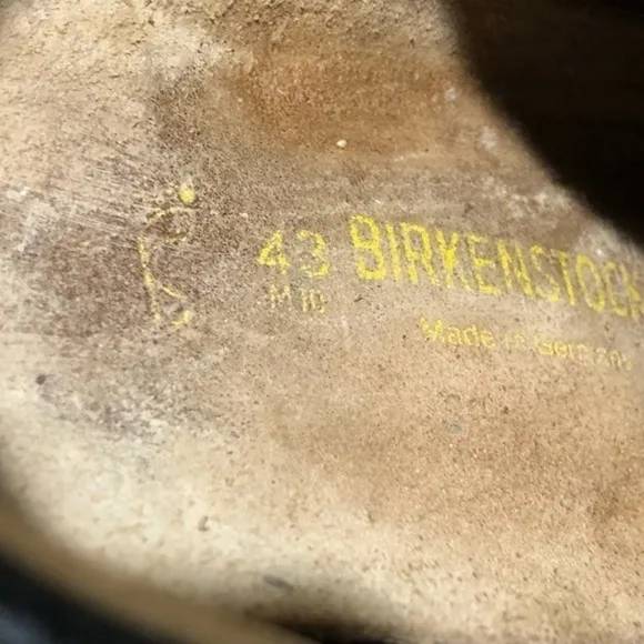 Birkenstock Black Leather Shoes