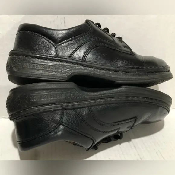 Birkenstock Black Leather Shoes