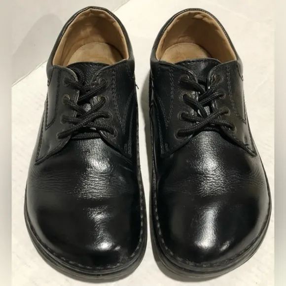 Birkenstock Black Leather Shoes