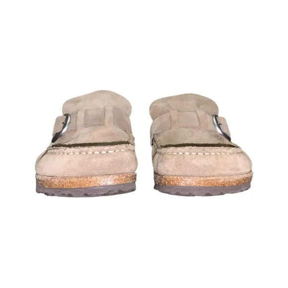 Birkenstock Buckley Suede Shoes SIZE 37 Women’s US 6-7 Color Gray Taupe