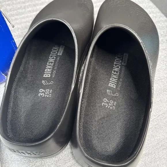 Birkenstock lona Mary Jane Black Leather Shoes    =   .