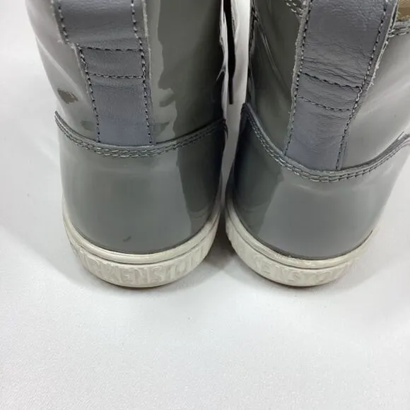 Birkenstock patent leather high top Gray sneakers Size 7