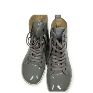 Birkenstock patent leather high top Gray sneakers Size 7