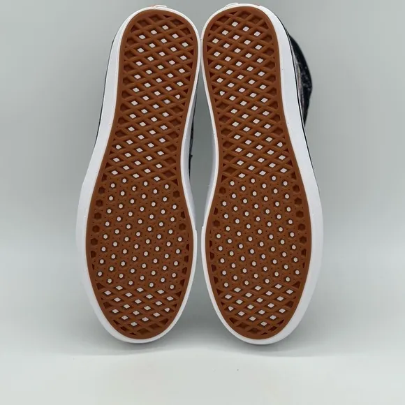 Black High-Top Sneakers with Tiger Design