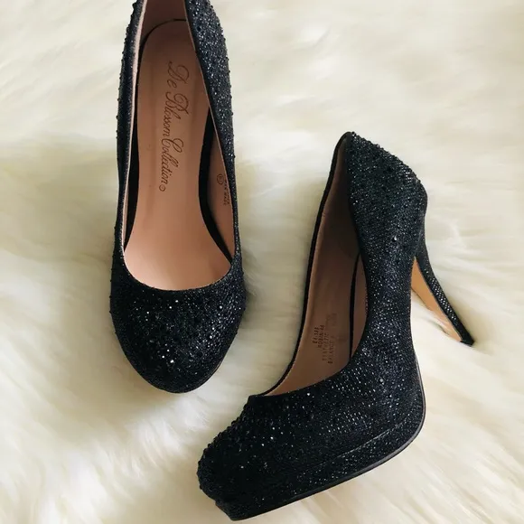 Black Sparkly Shoes