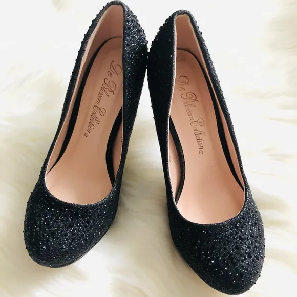 Black Sparkly Shoes