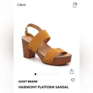 BNIB LUCKY BRAND Hairmony Platform Sandals Size 9
