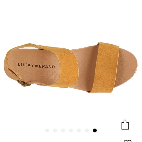 BNIB LUCKY BRAND Hairmony Platform Sandals Size 9