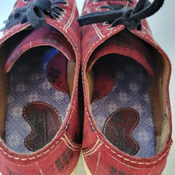 Born Kai Shoes - Red Plaid