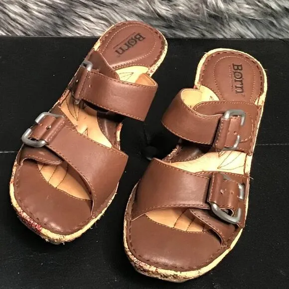 Born Platform Sandals With Floral Print 7