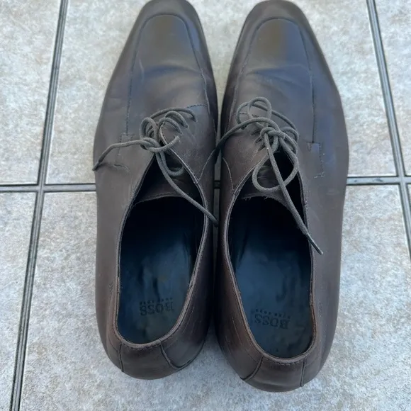 Boss leather shoes
