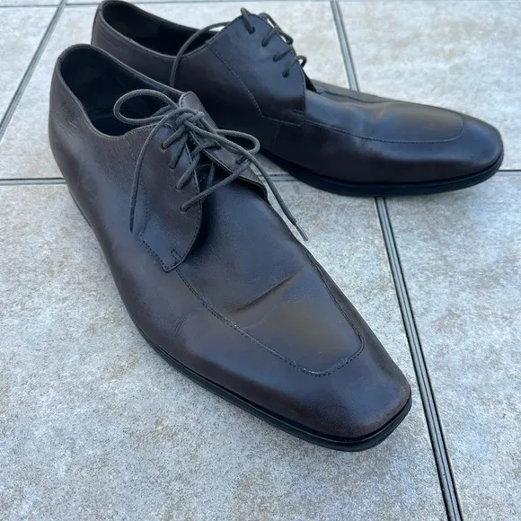 Boss leather shoes
