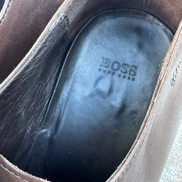 Boss leather shoes