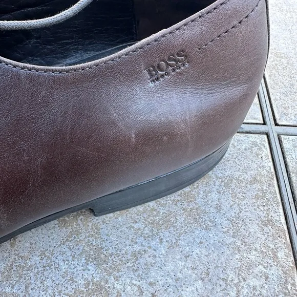 Boss leather shoes