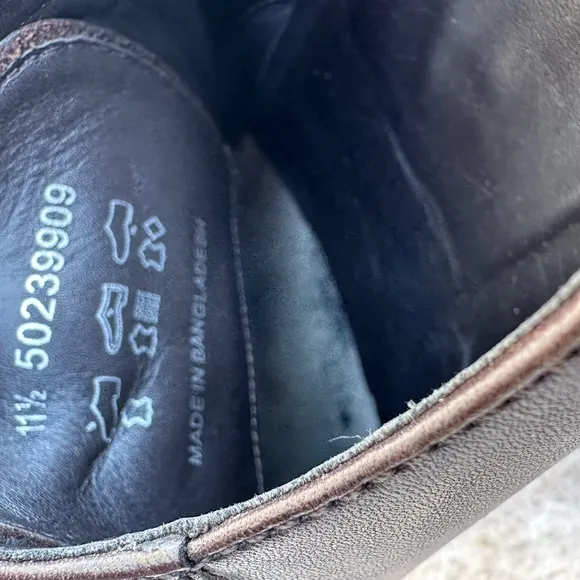 Boss leather shoes