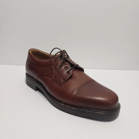 Bostonian Strada Men's Brown Leather Oxford Shoes 10.5