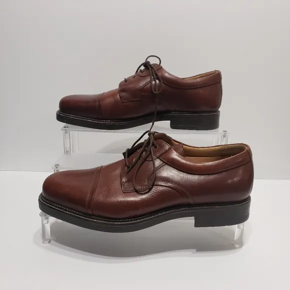 Bostonian Strada Men's Brown Leather Oxford Shoes 10.5