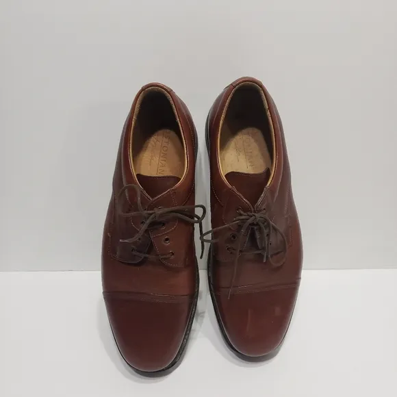 Bostonian Strada Men's Brown Leather Oxford Shoes 10.5