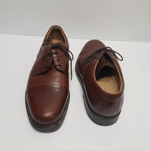 Bostonian Strada Men's Brown Leather Oxford Shoes 10.5