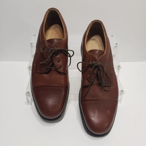 Bostonian Strada Men's Brown Leather Oxford Shoes 10.5